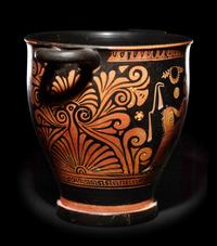 A Large Apulian Red-Figured Skyphos with Eros