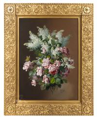 White Lilacs and Pink Roses , 1903