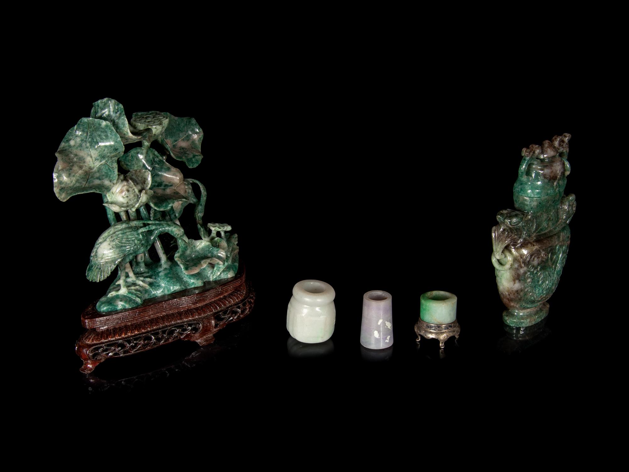 Five Chinese Jadeite Articles