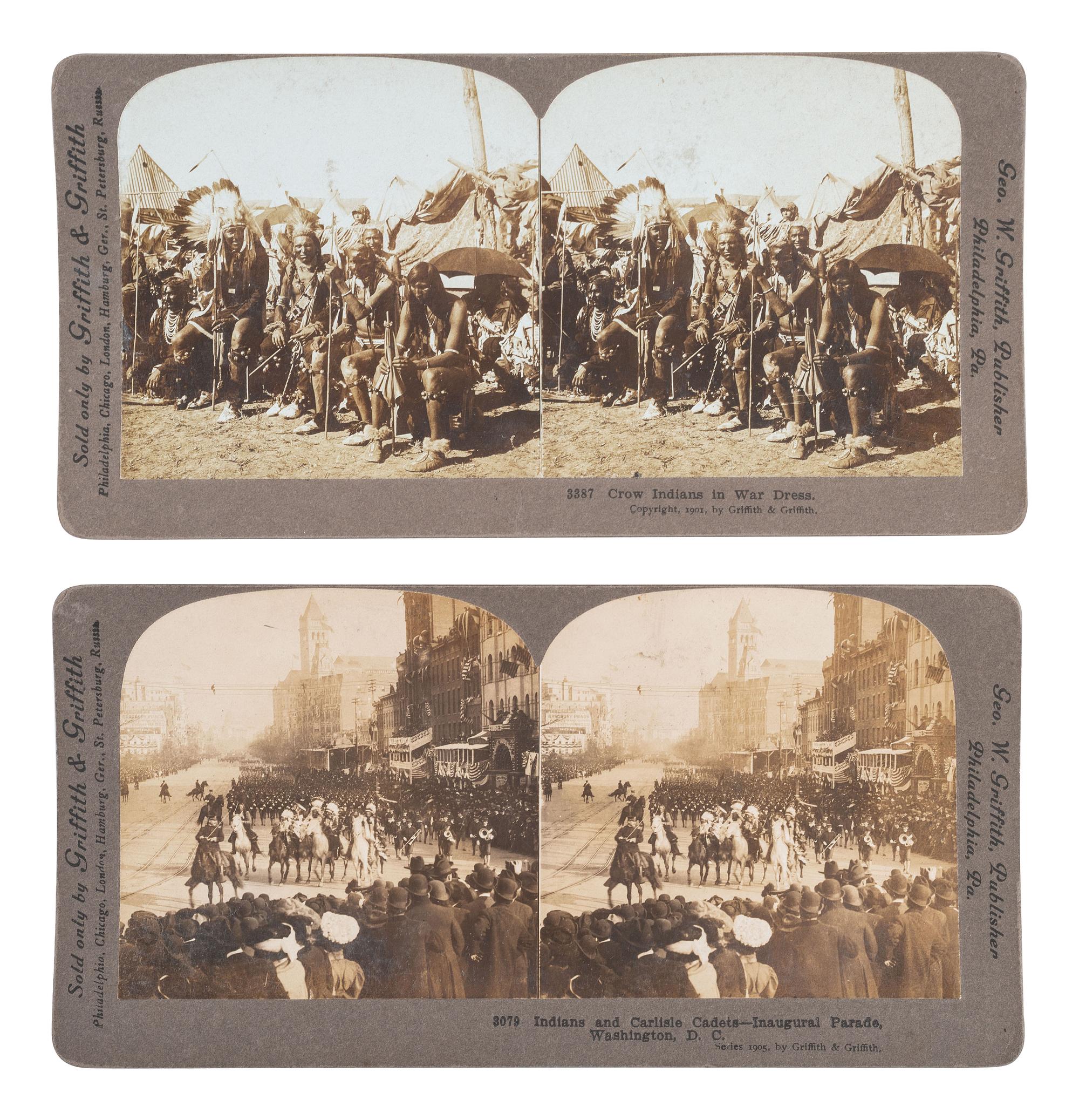 [CARLISLE INDIAN SCHOOL]. Postcards featuring school campus and notable subjects, incl. Jim Thorpe.