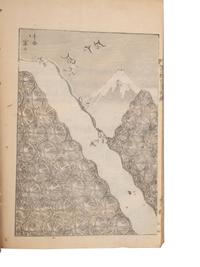 Two Japanese Illustrated Books after Katsushika Hokusai