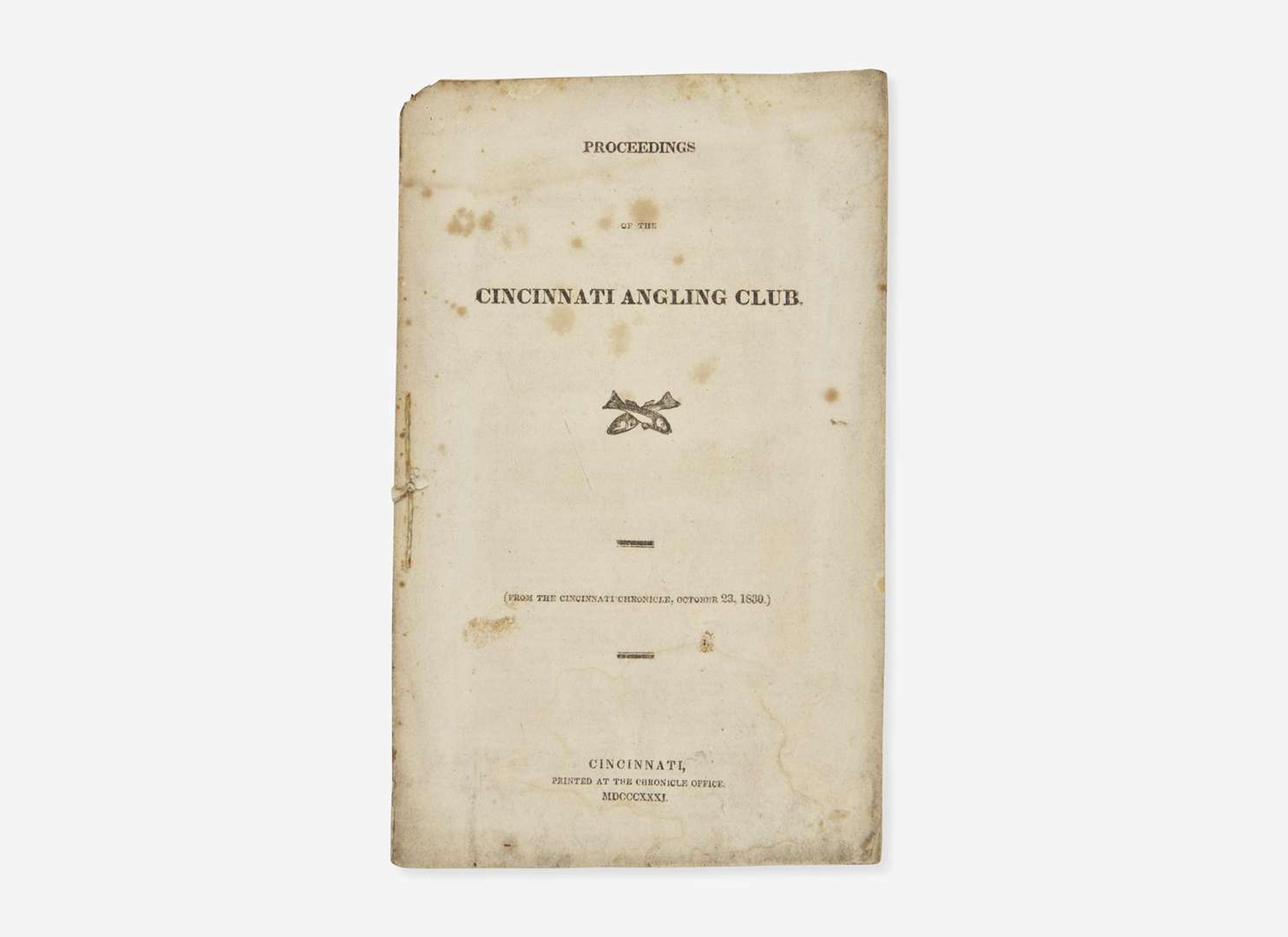 [Fishing] Proceedings of the Cincinnati Angling Club