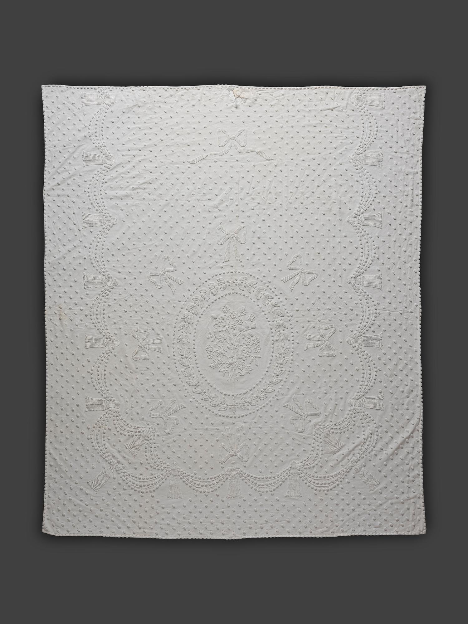 Two Whitework Bed Covers