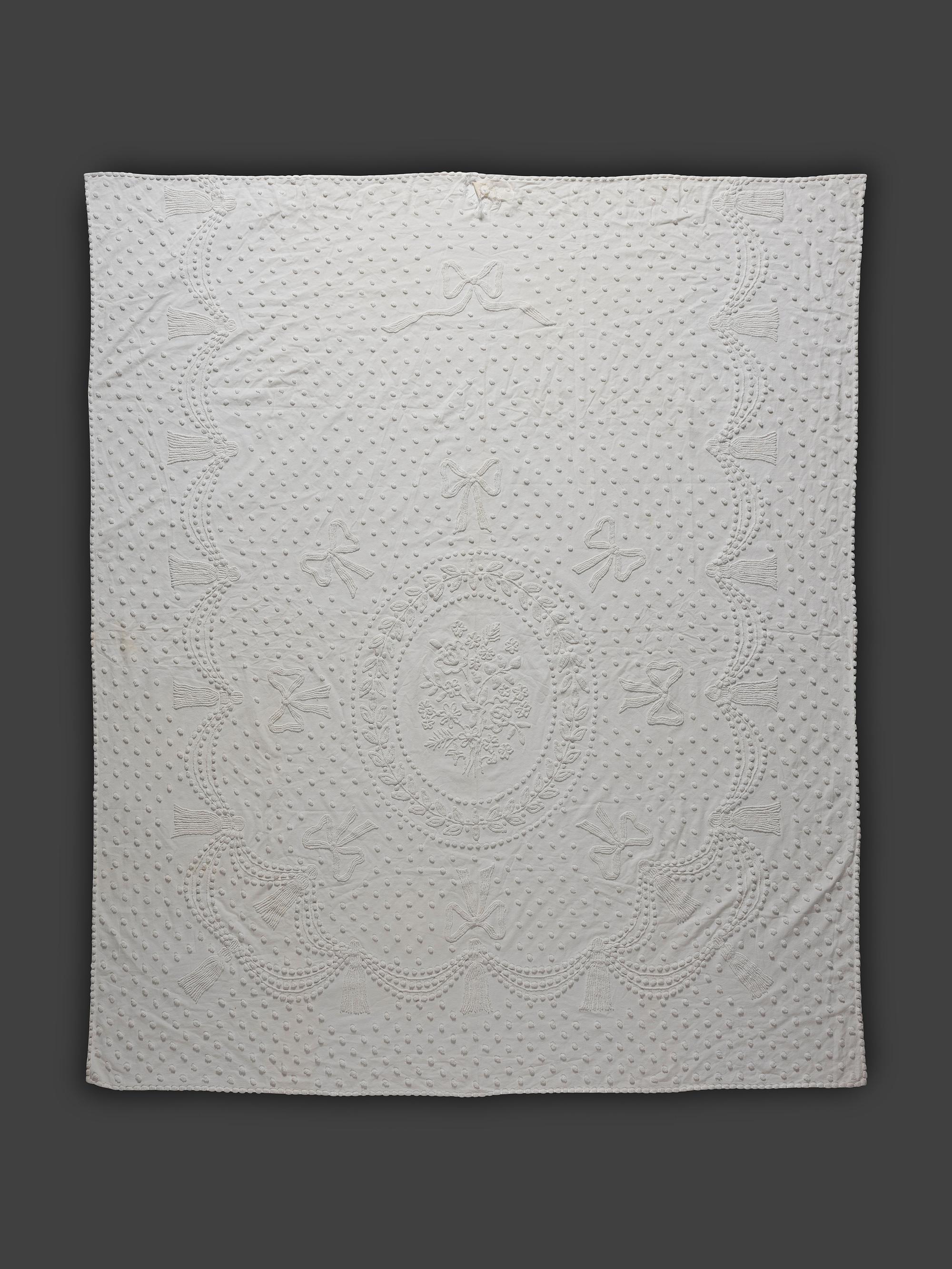 Two Whitework Bed Covers