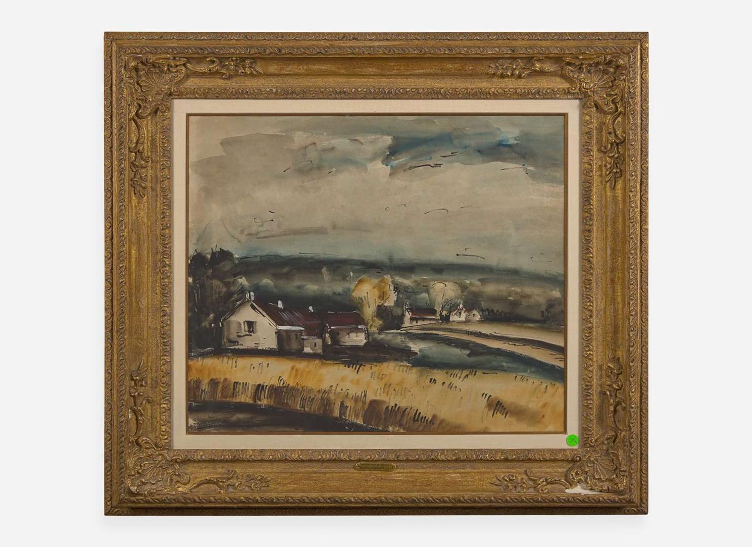 Maurice de Vlaminck (French, 1876-1958), Maisons Dans Les Champs