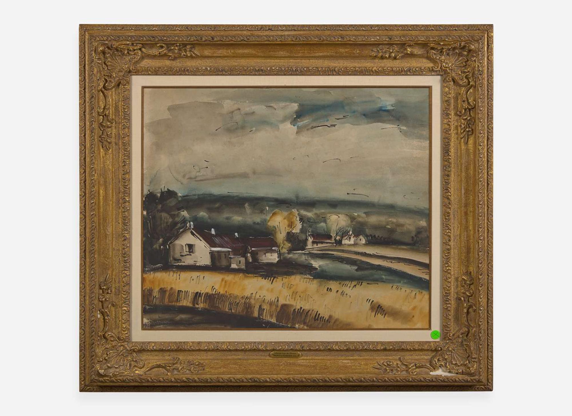 Maurice de Vlaminck (French, 1876-1958), Maisons Dans Les Champs