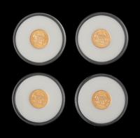 Four Gold Eagle $5 1/10 oz. Gold Coins