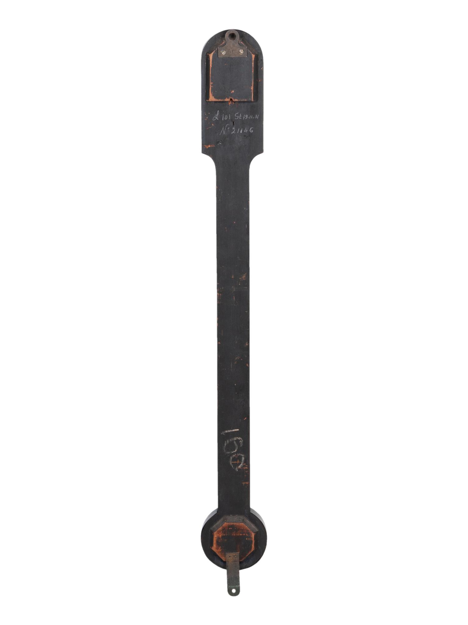 An English Rosewood Stick Barometer