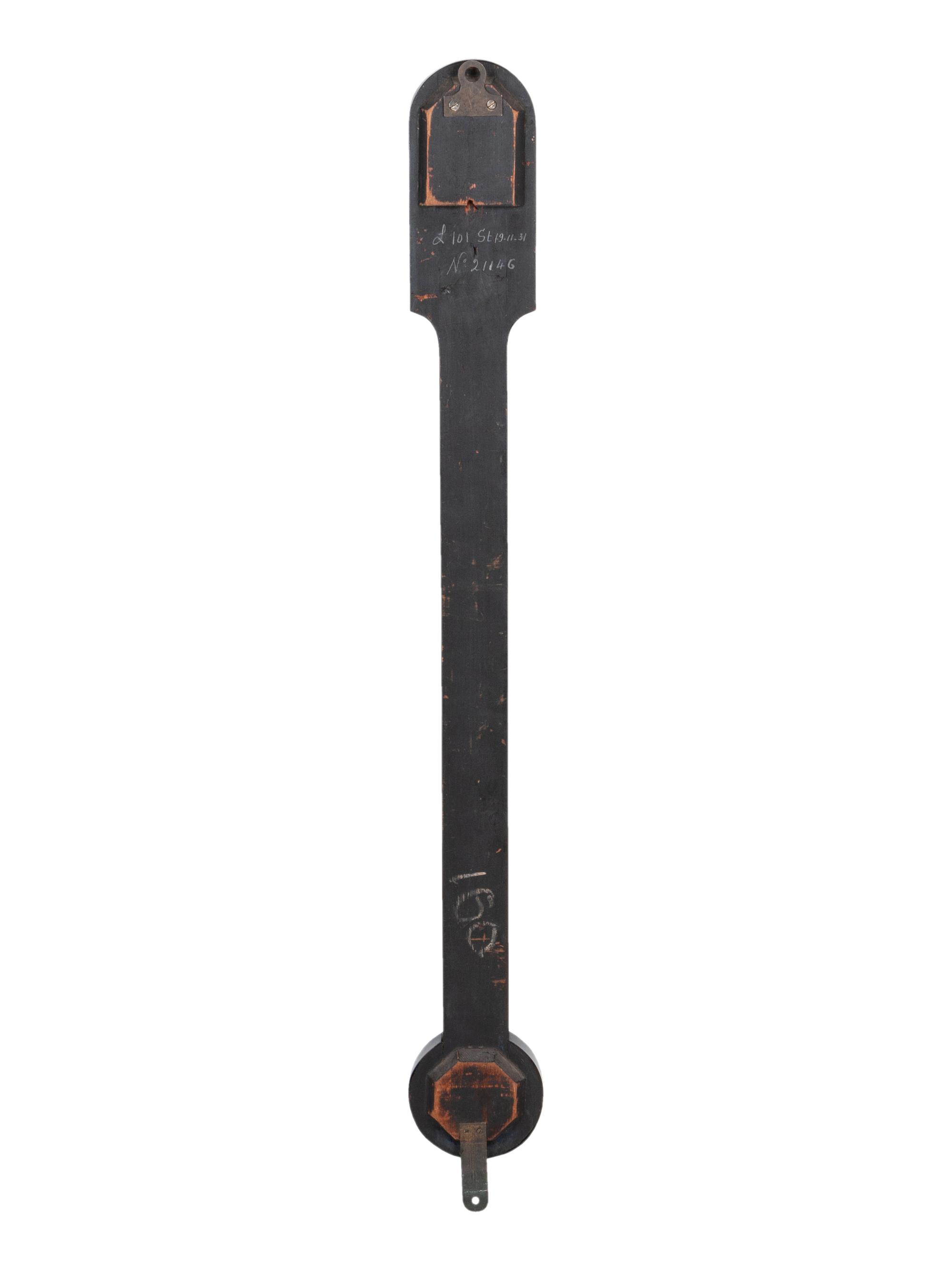 An English Rosewood Stick Barometer