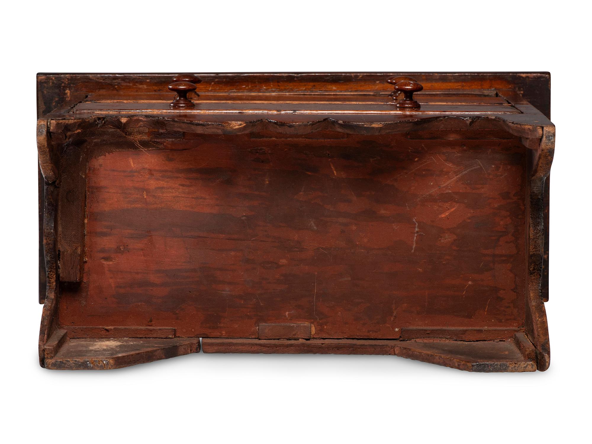 A Federal Mahogany Miniature Chest of Drawers