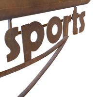 A Wrought Iron "Action Sports" Sign 110" W x 2" D x 41" H — France, Circa 1970