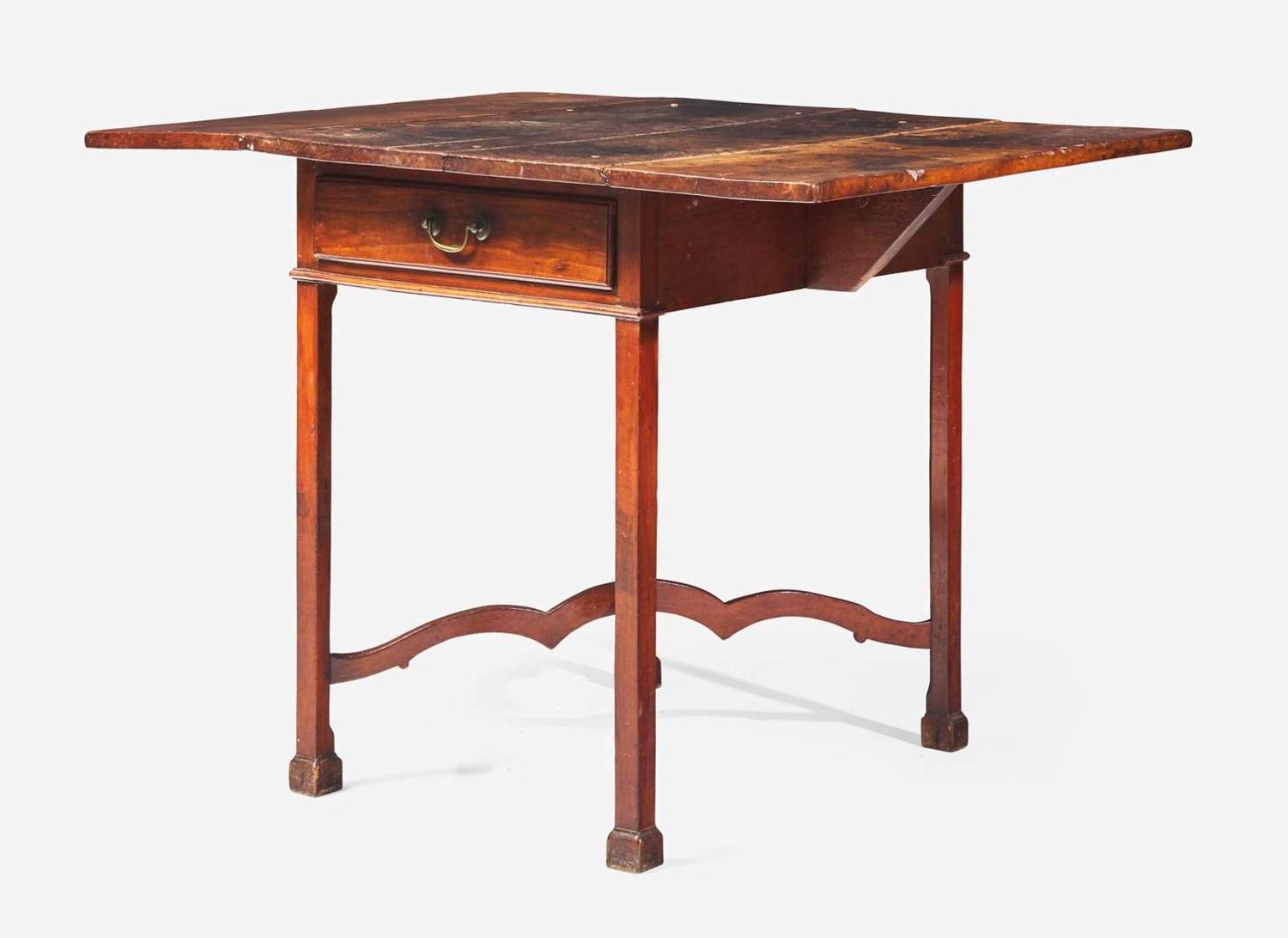 A Chippendale carved fruitwood Pembroke table, Mid-Atlantic States, late 18th century