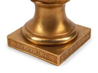 A Pair of French Gilt Bronze Busts