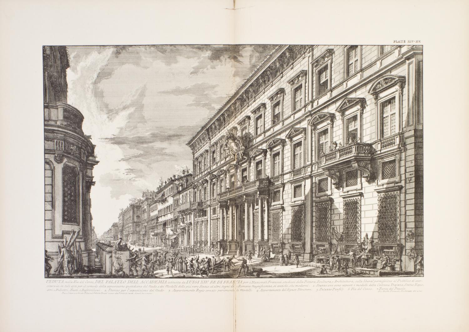 (PIRANESI, GIOVANNI BATTISTA) YOUNG, WILLIAM, ed. Roman Architecture...[London], [1900].
