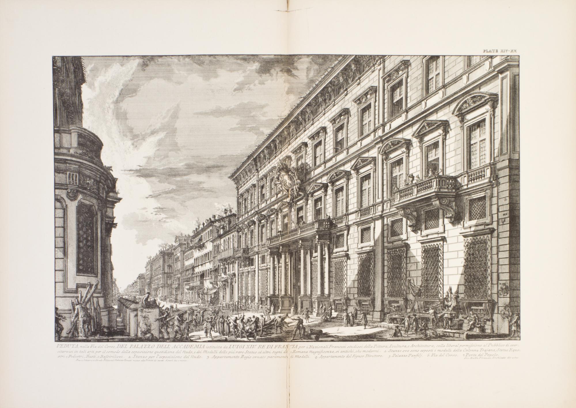(PIRANESI, GIOVANNI BATTISTA) YOUNG, WILLIAM, ed. Roman Architecture...[London], [1900].