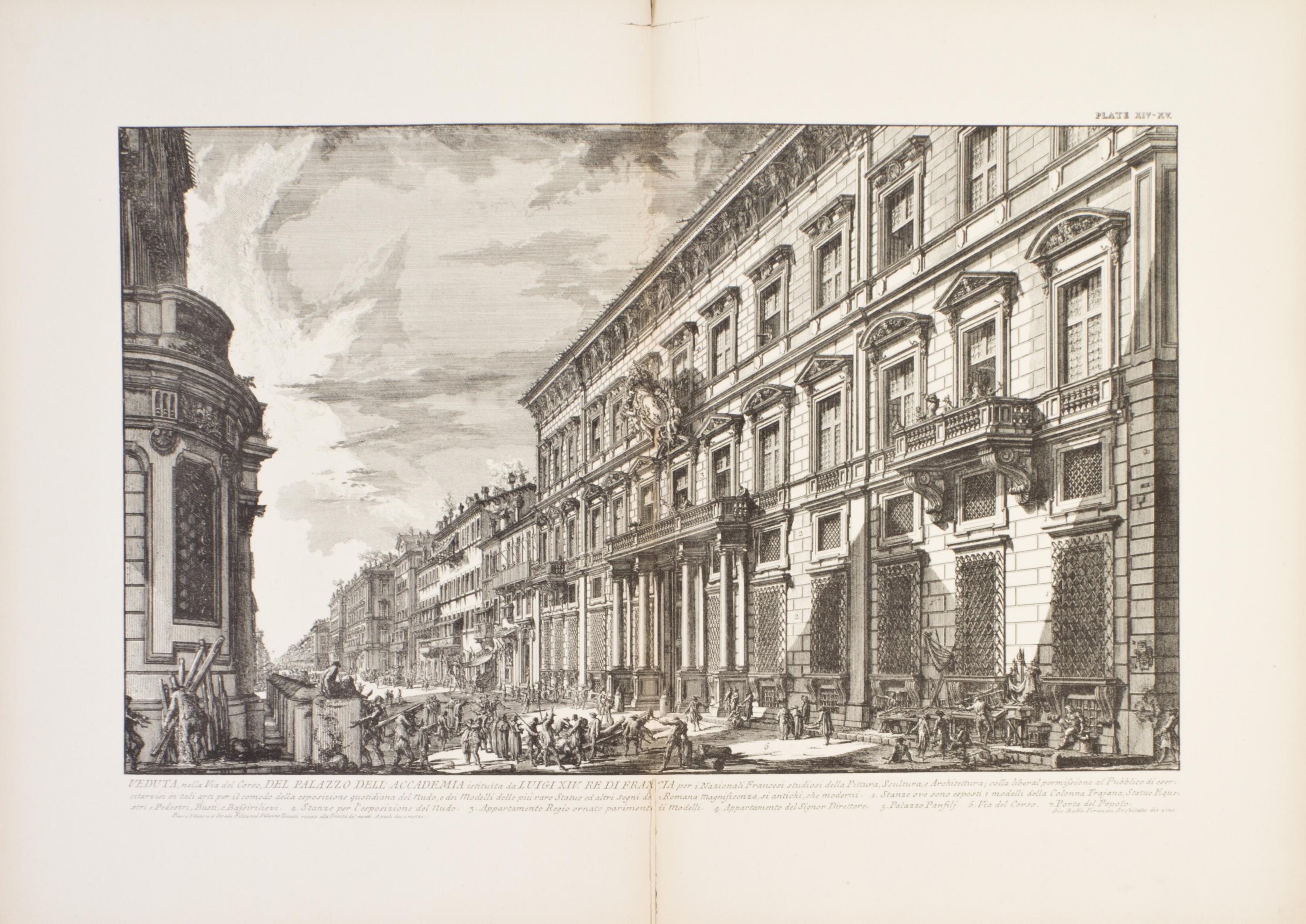 (PIRANESI, GIOVANNI BATTISTA) YOUNG, WILLIAM, ed. Roman Architecture...[London], [1900].