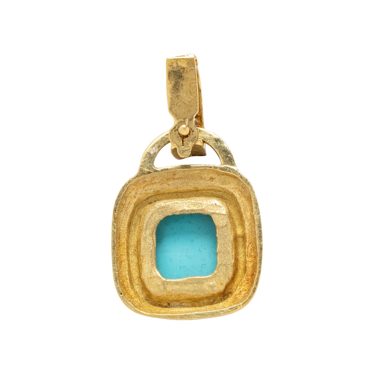 MAZ, YELLOW GOLD, CULTURED PEARL, AND TURQUOISE JEWELRY