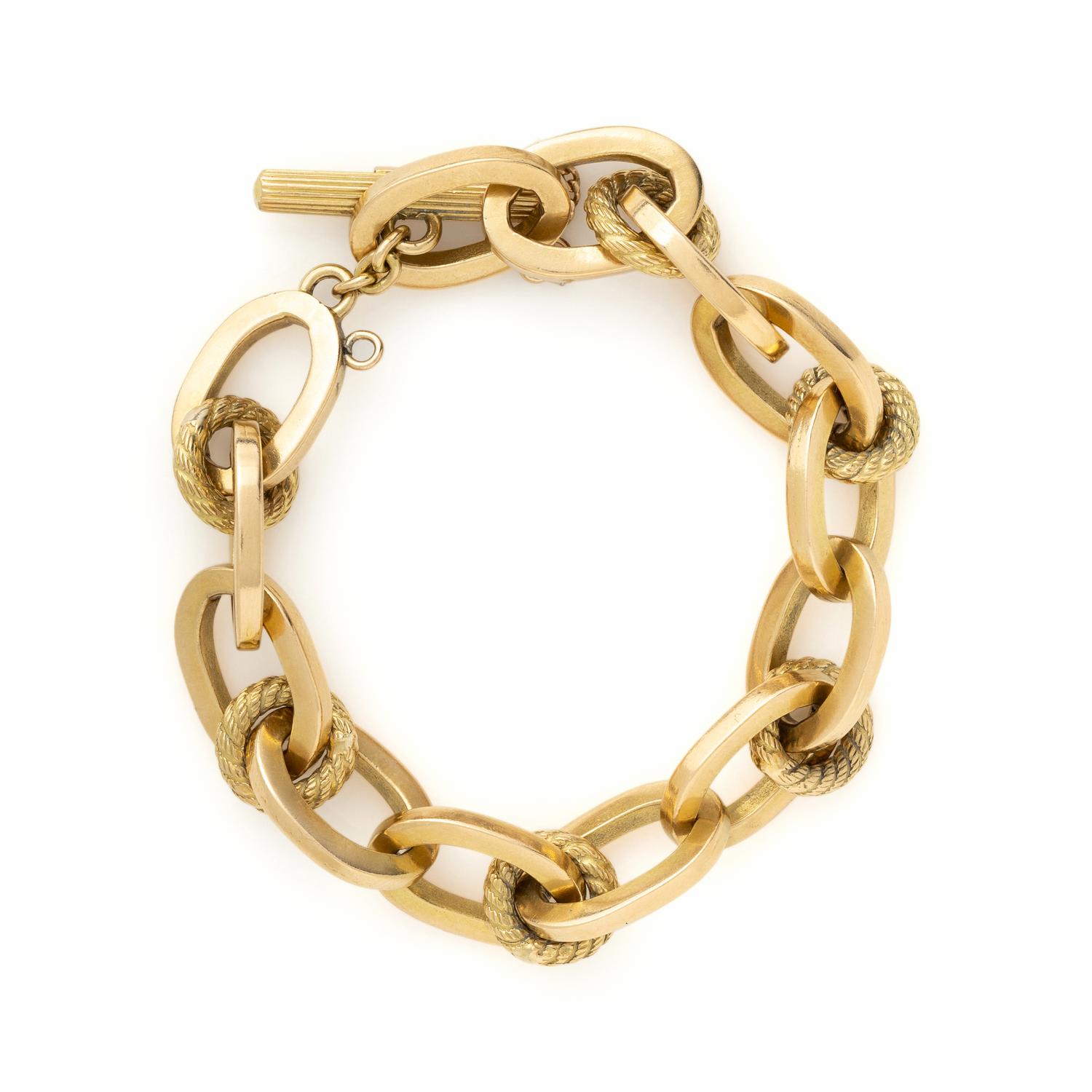 YELLOW GOLD BRACELET