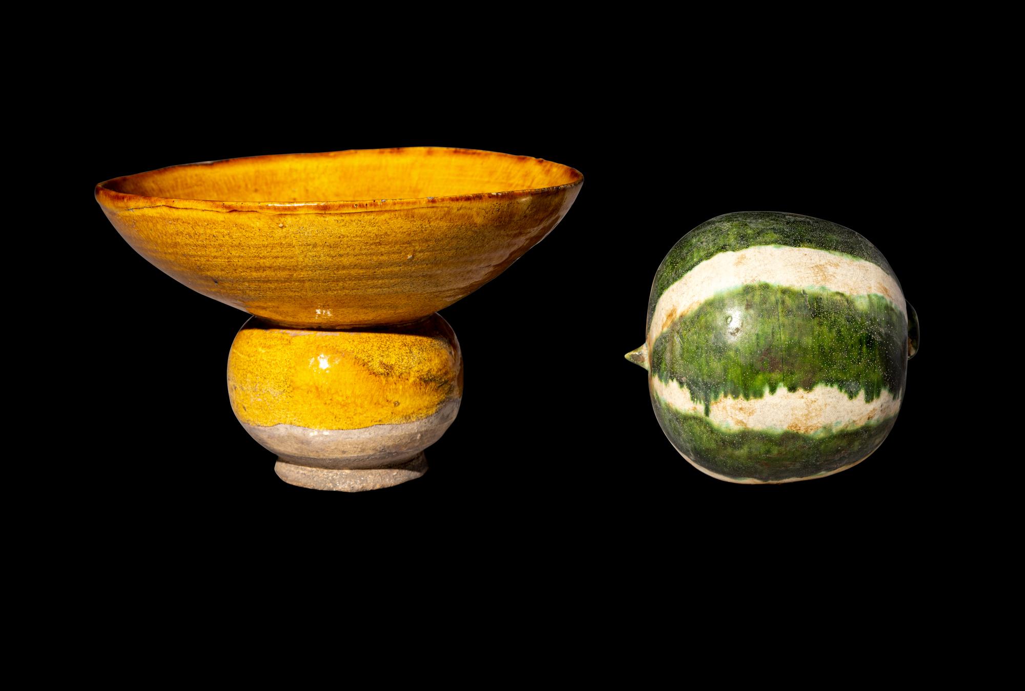 Two Chinese Glazed Stonewares