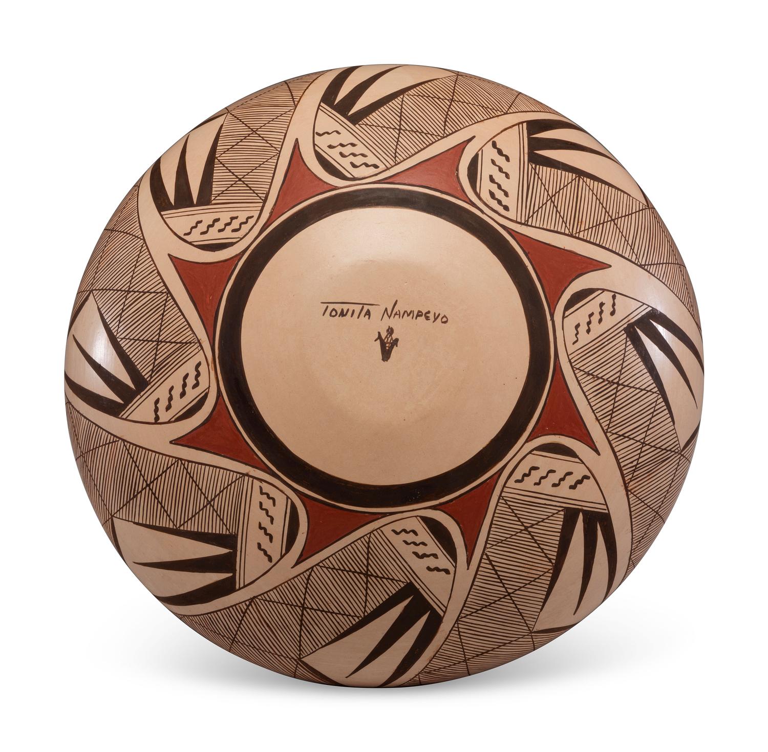 Pottery Jar, with Migration Pattern
