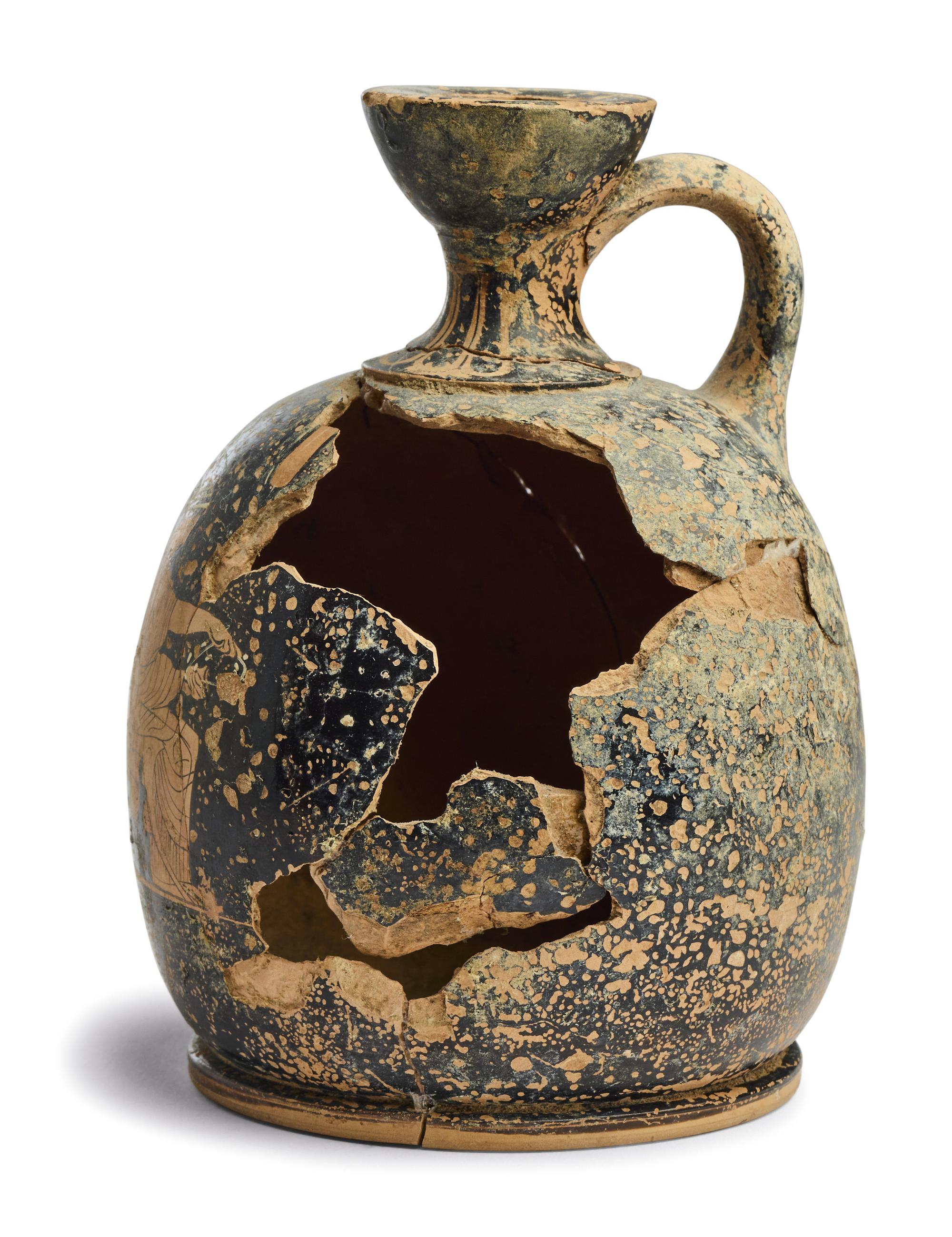 An Attic Red-Figured Squat Lekythos