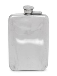 A Tiffany and Co. Silver Whiskey Flask