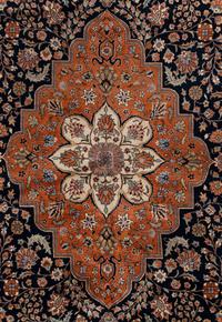A Romanian Wool Rug of a Farahan Sarouk Design