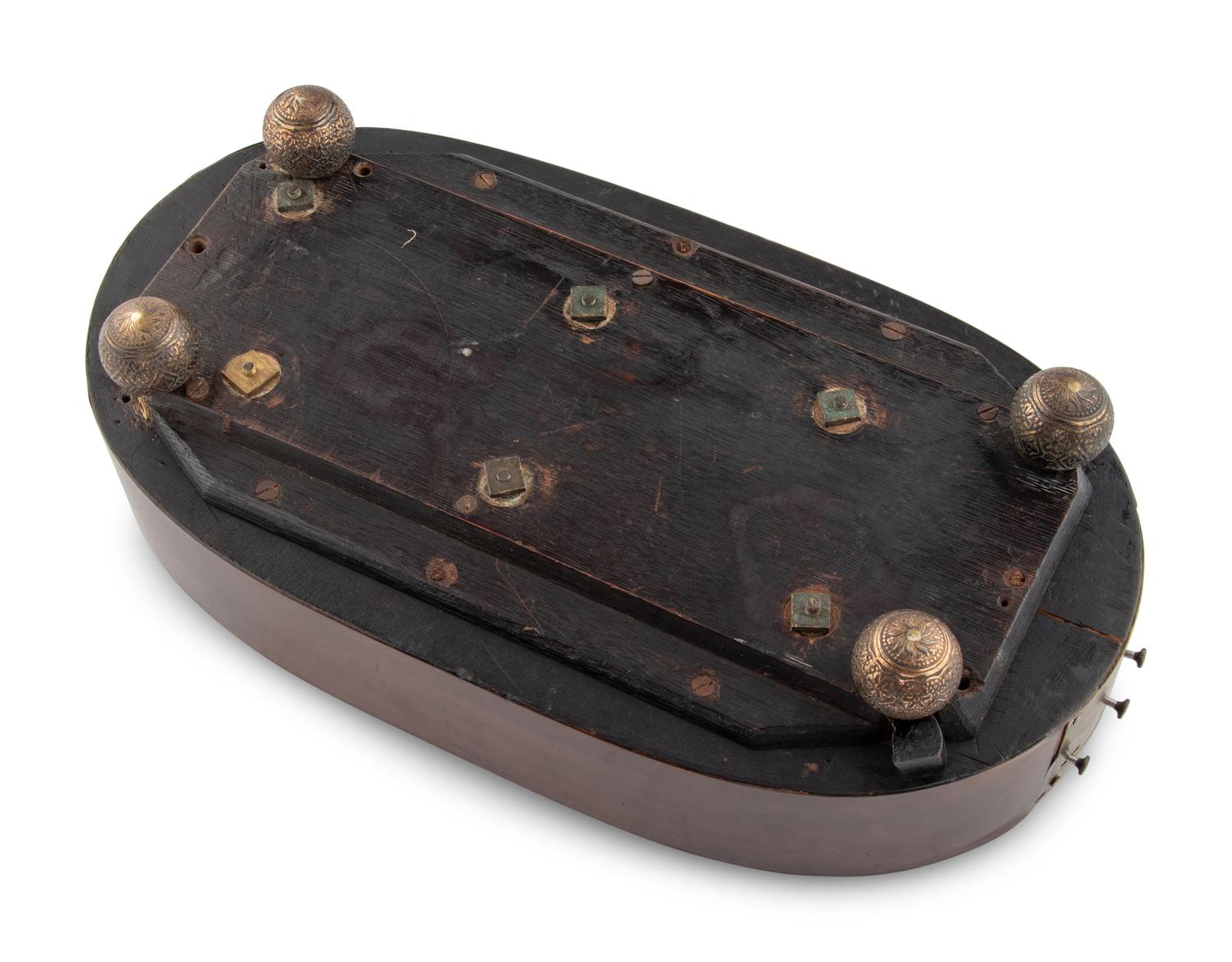 An Early Fusée Musical Clock Base
