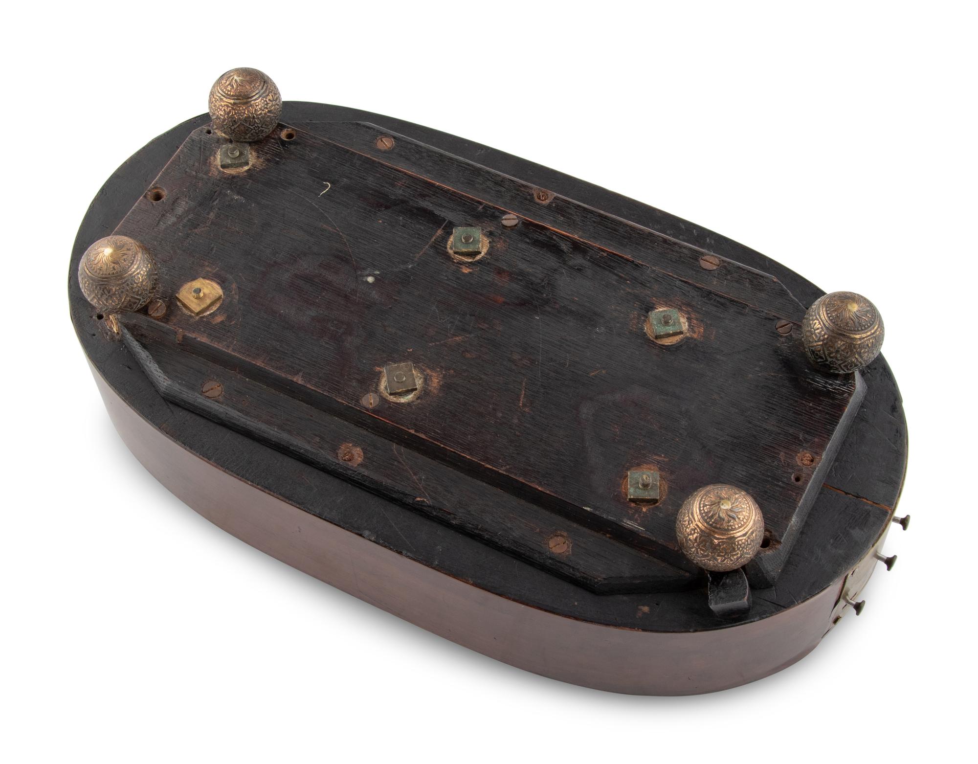 An Early Fusée Musical Clock Base