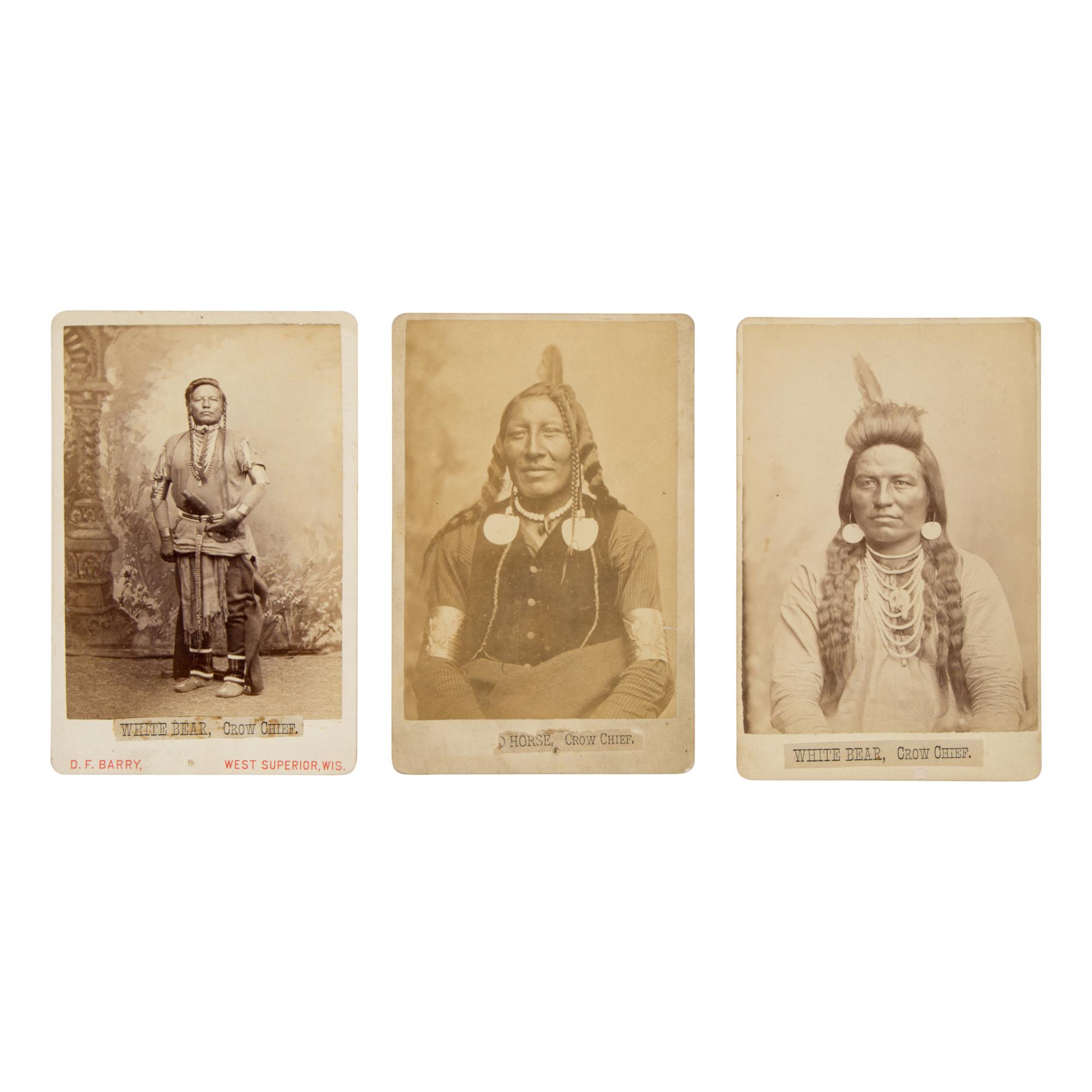 David F. Barry (American, 1854-1934) — Crow Chiefs White Bear and Spotted Horse
