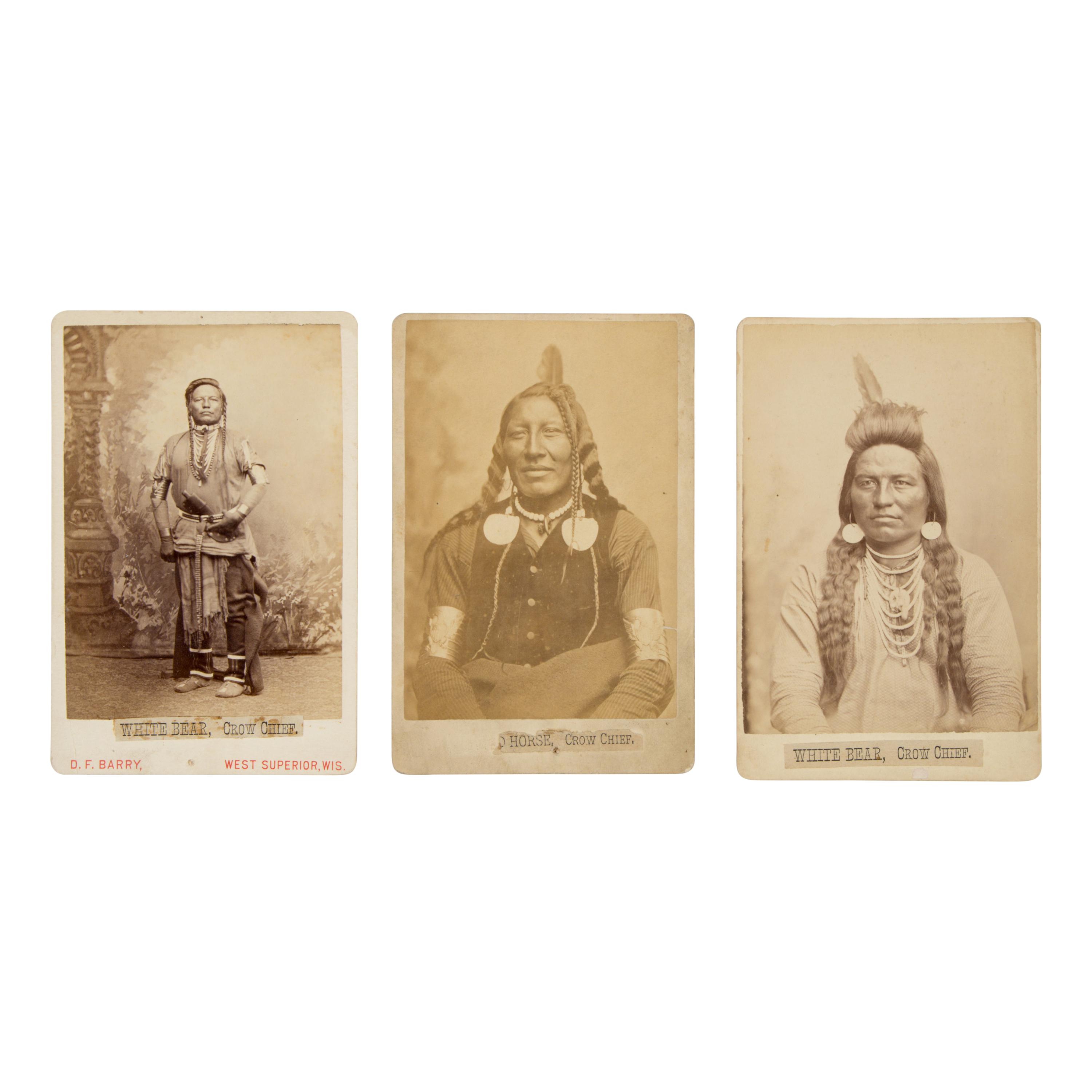 David F. Barry (American, 1854-1934) — Crow Chiefs White Bear and Spotted Horse