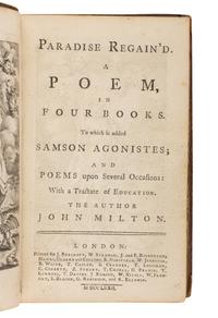 [PRINTING HISTORY]. A group of 8 pre-19th century works, including: