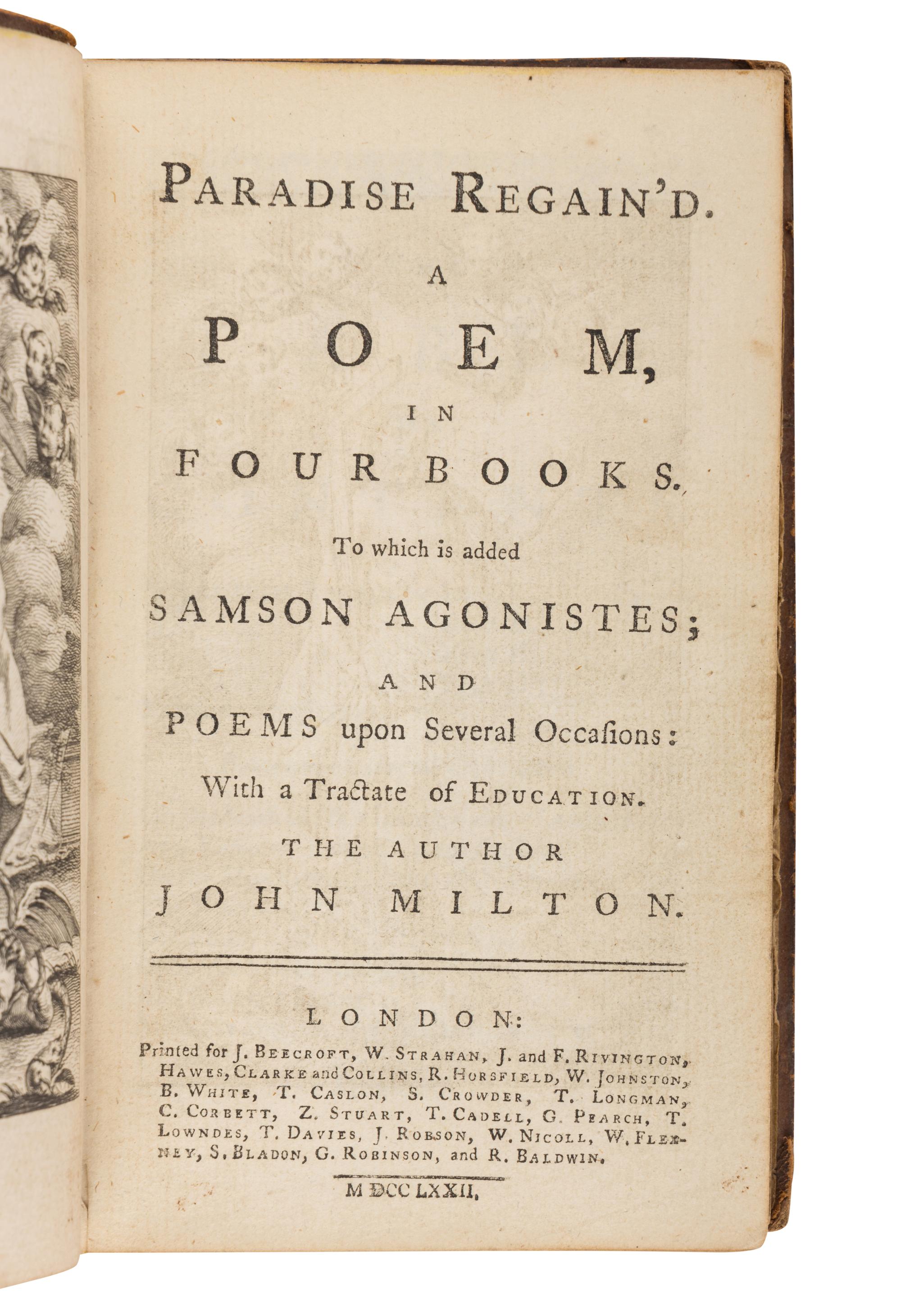 [PRINTING HISTORY]. A group of 8 pre-19th century works, including:
