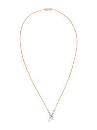 YELLOW GOLD AND DIAMOND NECKLACE