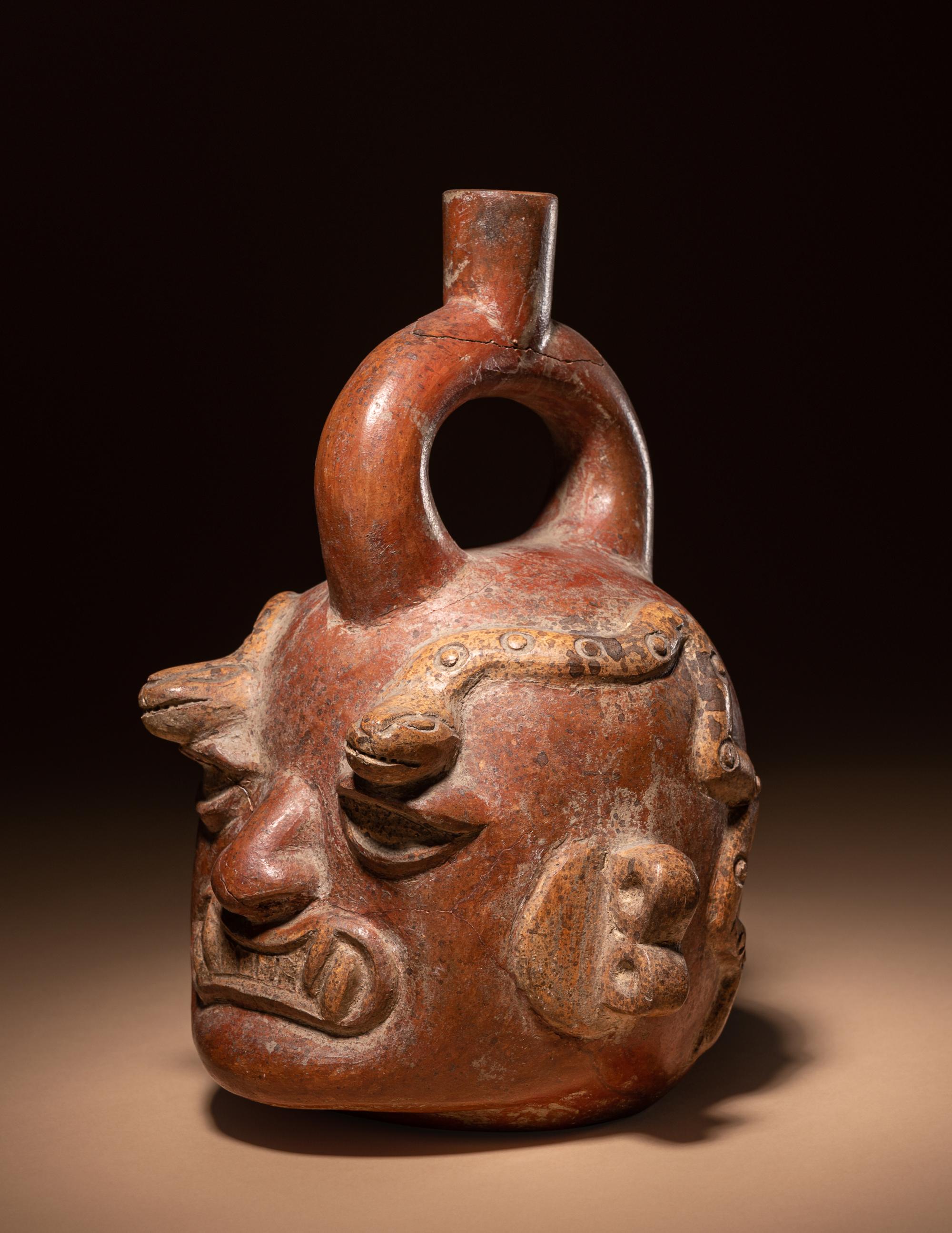 A Moche Ai-Apec Vessel