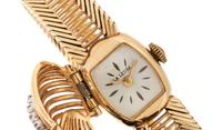 YELLOW GOLD AND DIAMOND SURPRISE WRISTWATCH