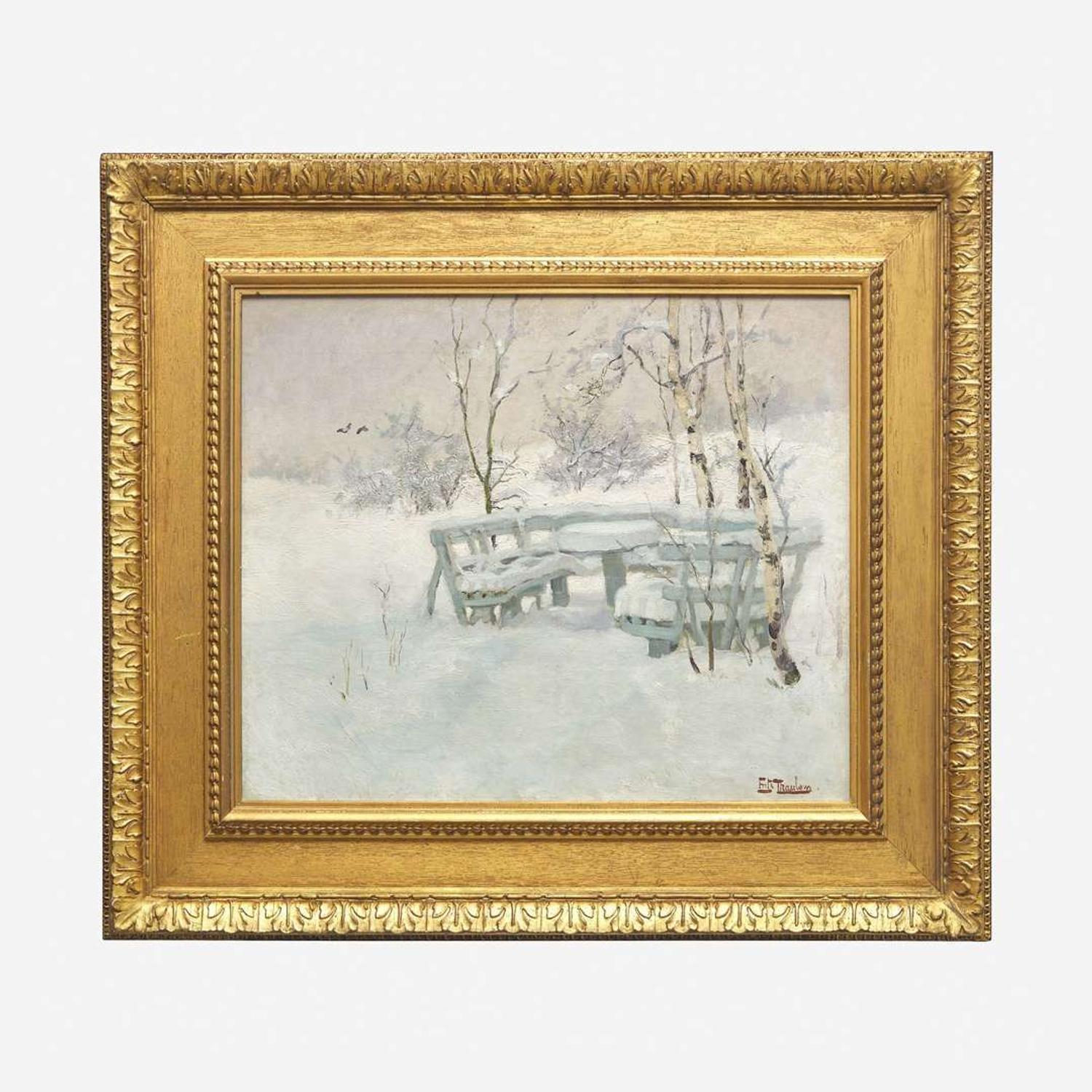 Frits Thaulow (Norwegian, 1847–1906) Winter Mantle (Hamburg)
