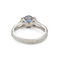 SAPPHIRE AND DIAMOND RING