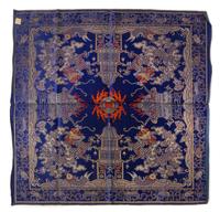 Eleven Chinese Embroidered Silk Panels Length of largest 65 1/8 x width 19 1/8 inches. — 19TH-20TH CEHTURY