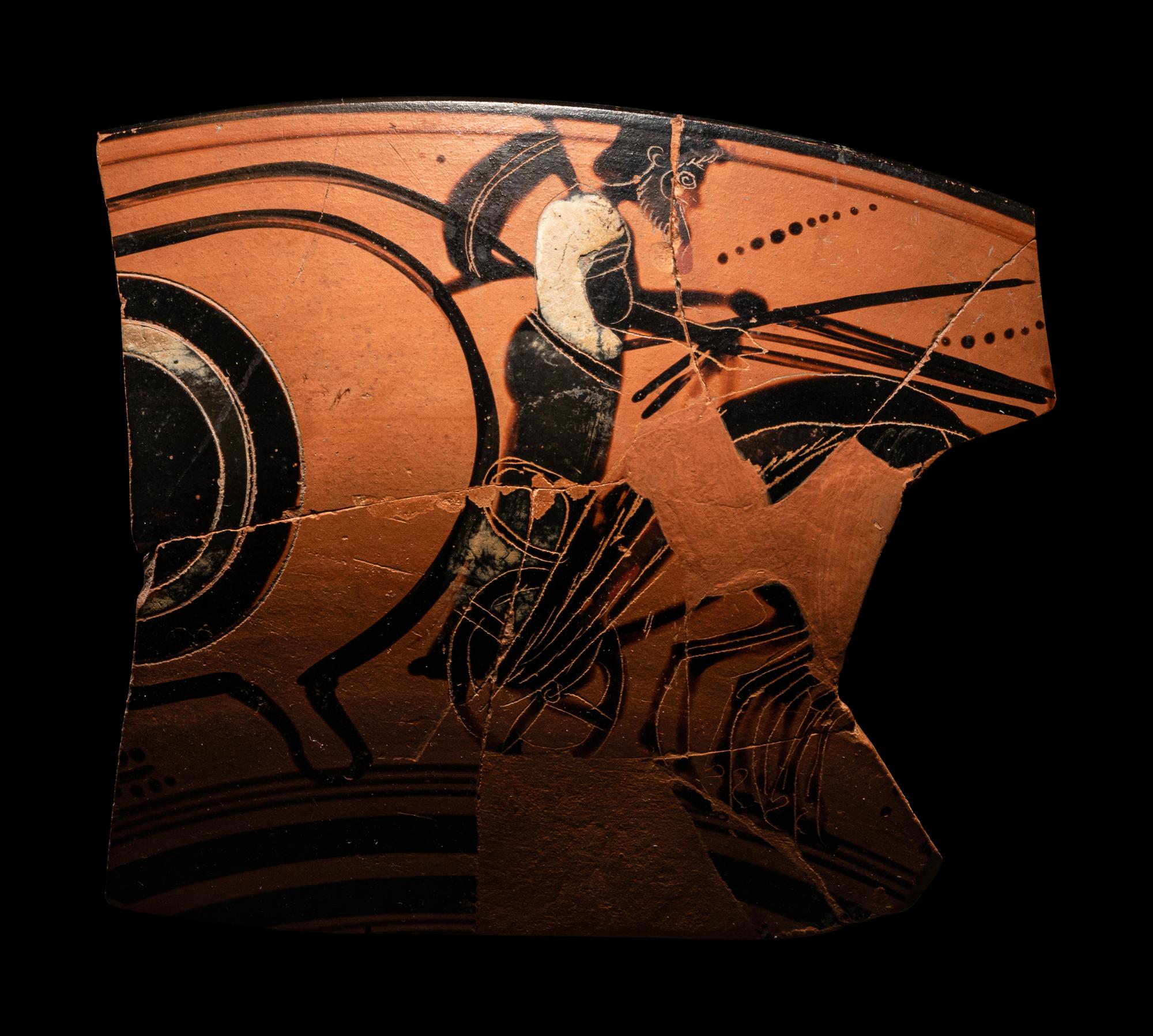An Attic Fragment of a Black-Figured Eye-Cup