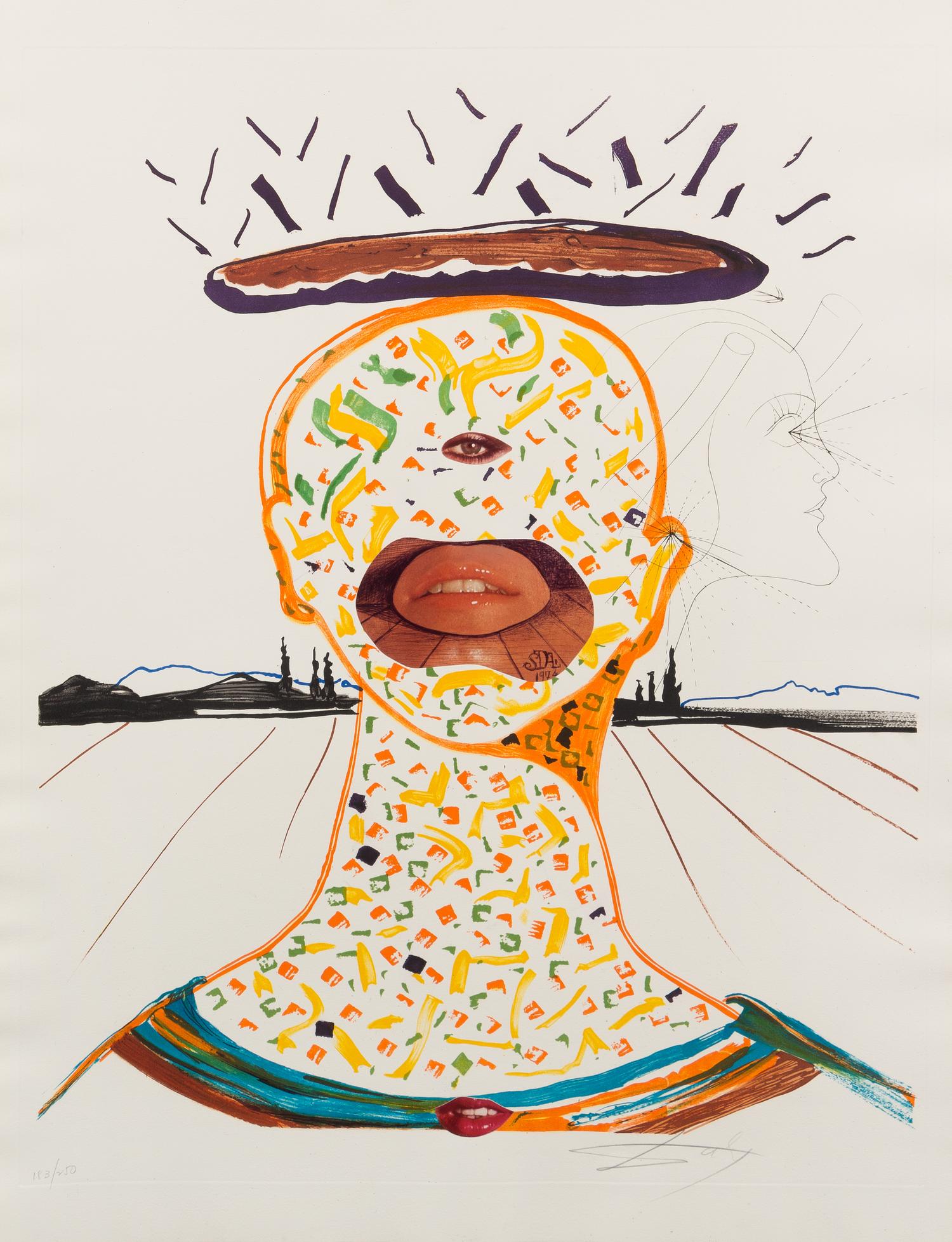 Salvador Dali, (Spanish, 1904-1989), Imaginations and Objects of the Future (suite of 10 with box and text), 1975
