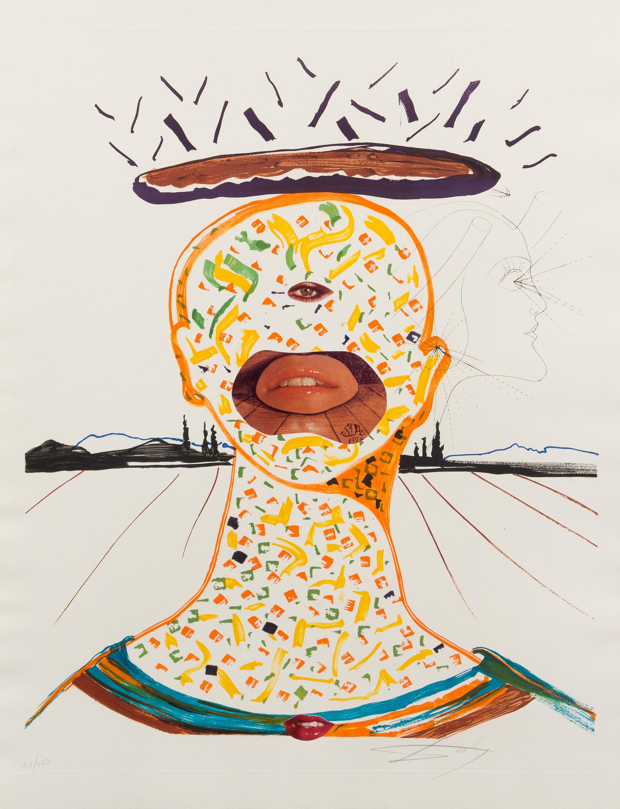 Salvador Dali, (Spanish, 1904-1989), Imaginations and Objects of the Future (suite of 10 with box and text), 1975