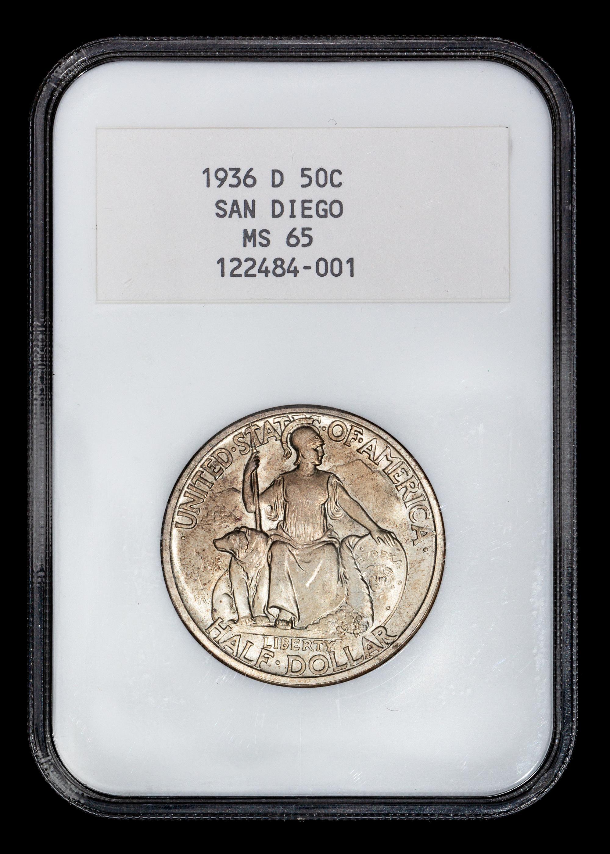 A United States 1936-D San Diego Commemorative 50c Coin