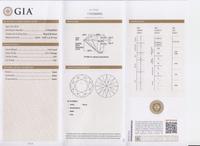 A 4.45 Carat Round Brilliant Cut Diamond,
