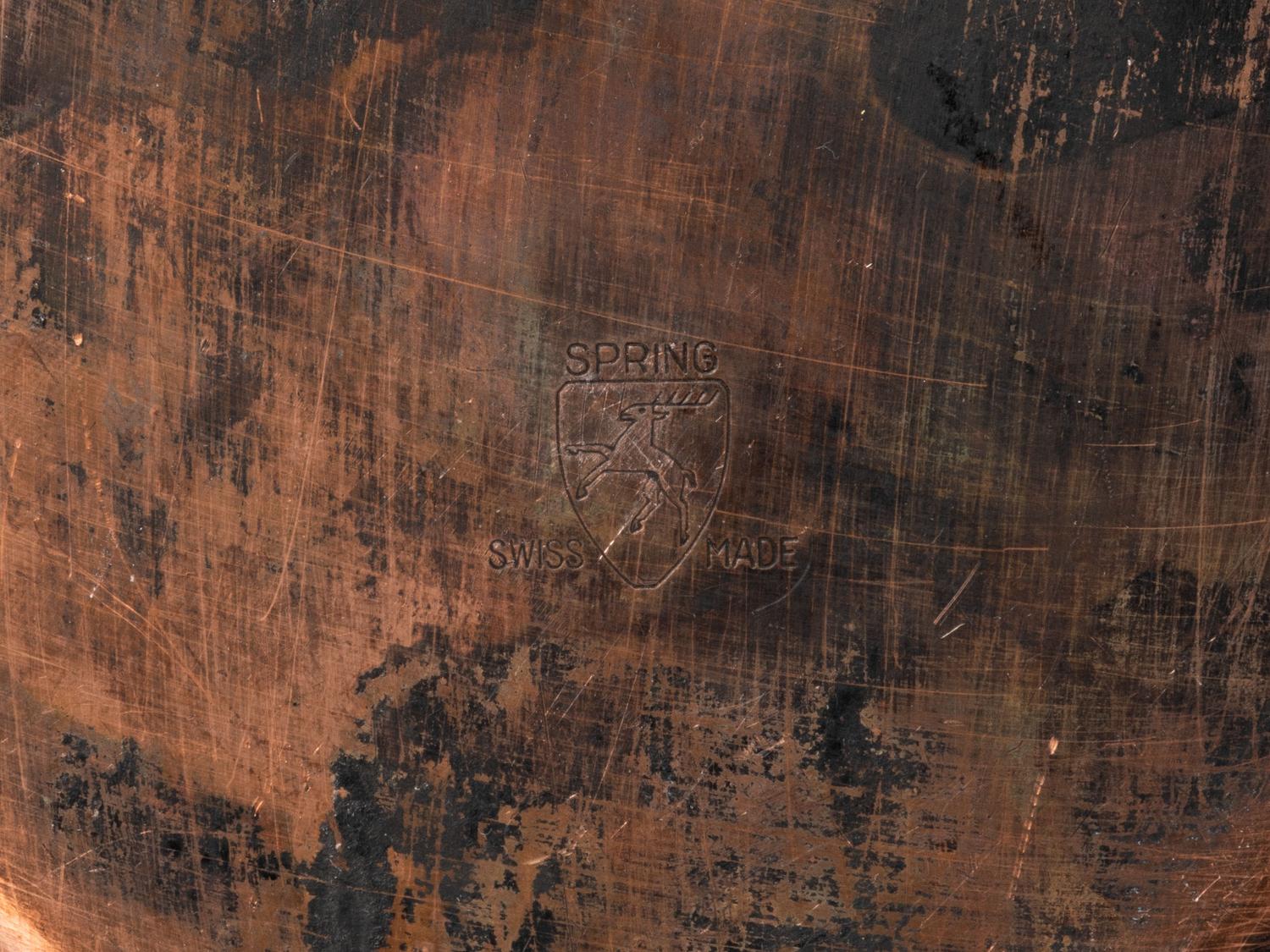 Eight Copper Cookware and Table Articles