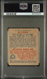 A 1949 Bowman Gil Hodges Rookie Baseball Card No. 100 (PSA 1)