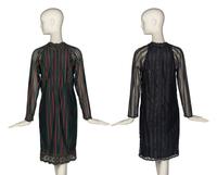 Two Velvet Jackets and Two Dresses by Geoffrey Beene