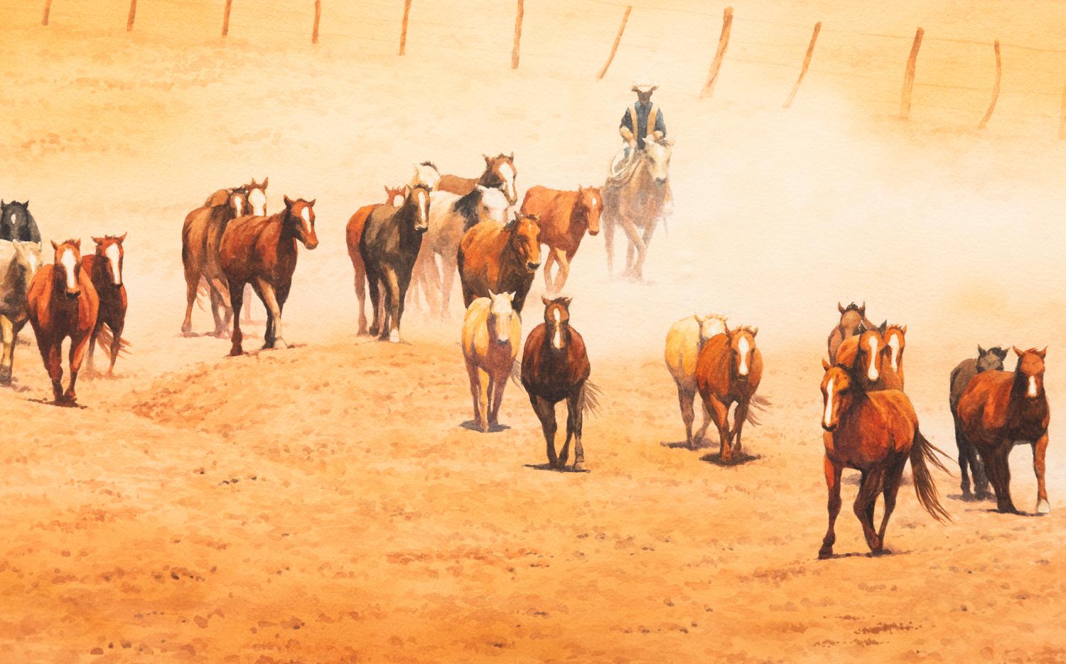 Horses in the Dust