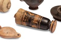 Seventeen Greco-Roman Fragmentary Vessels and Oil Lamps
