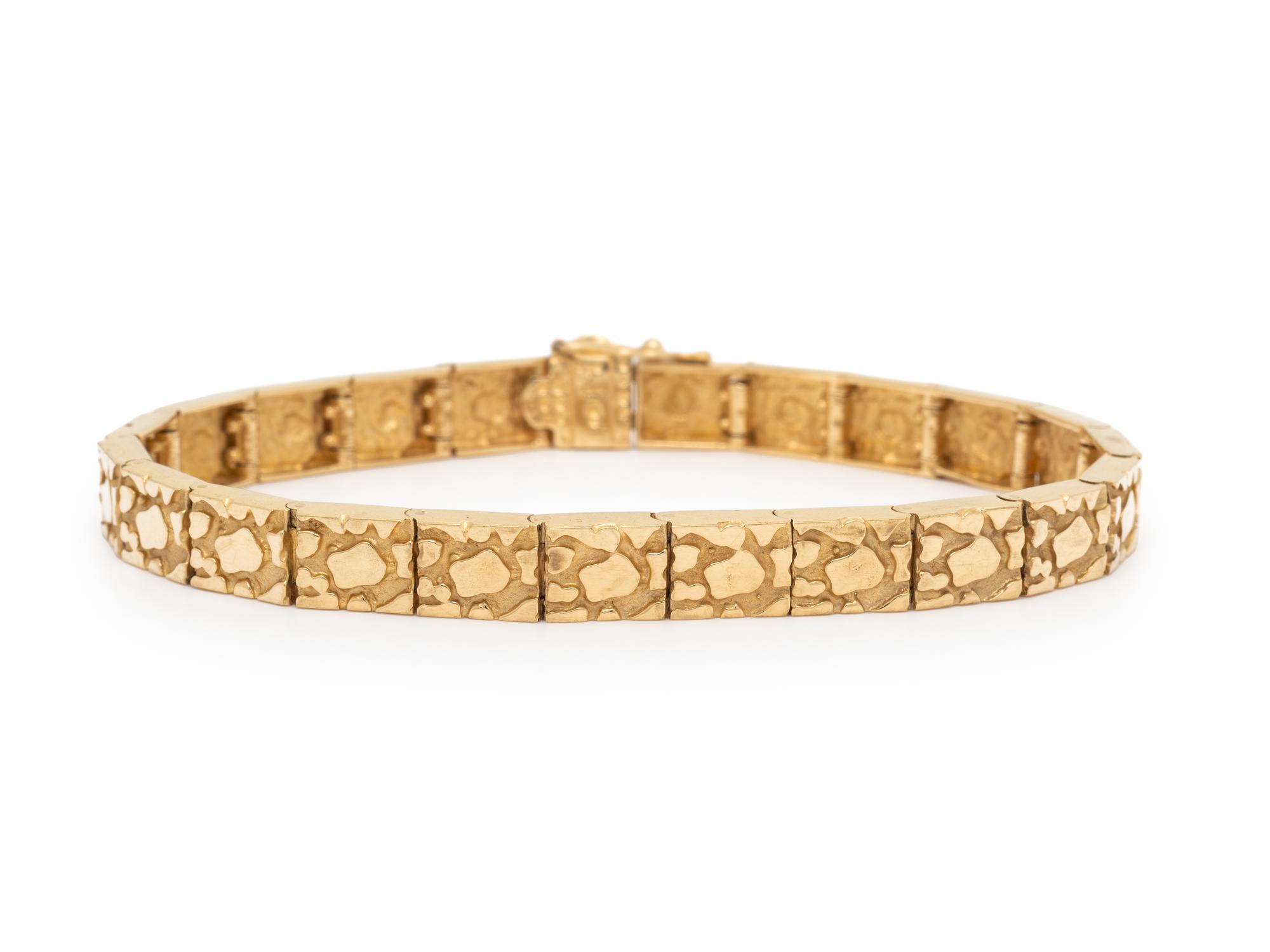 YELLOW GOLD BRACELET